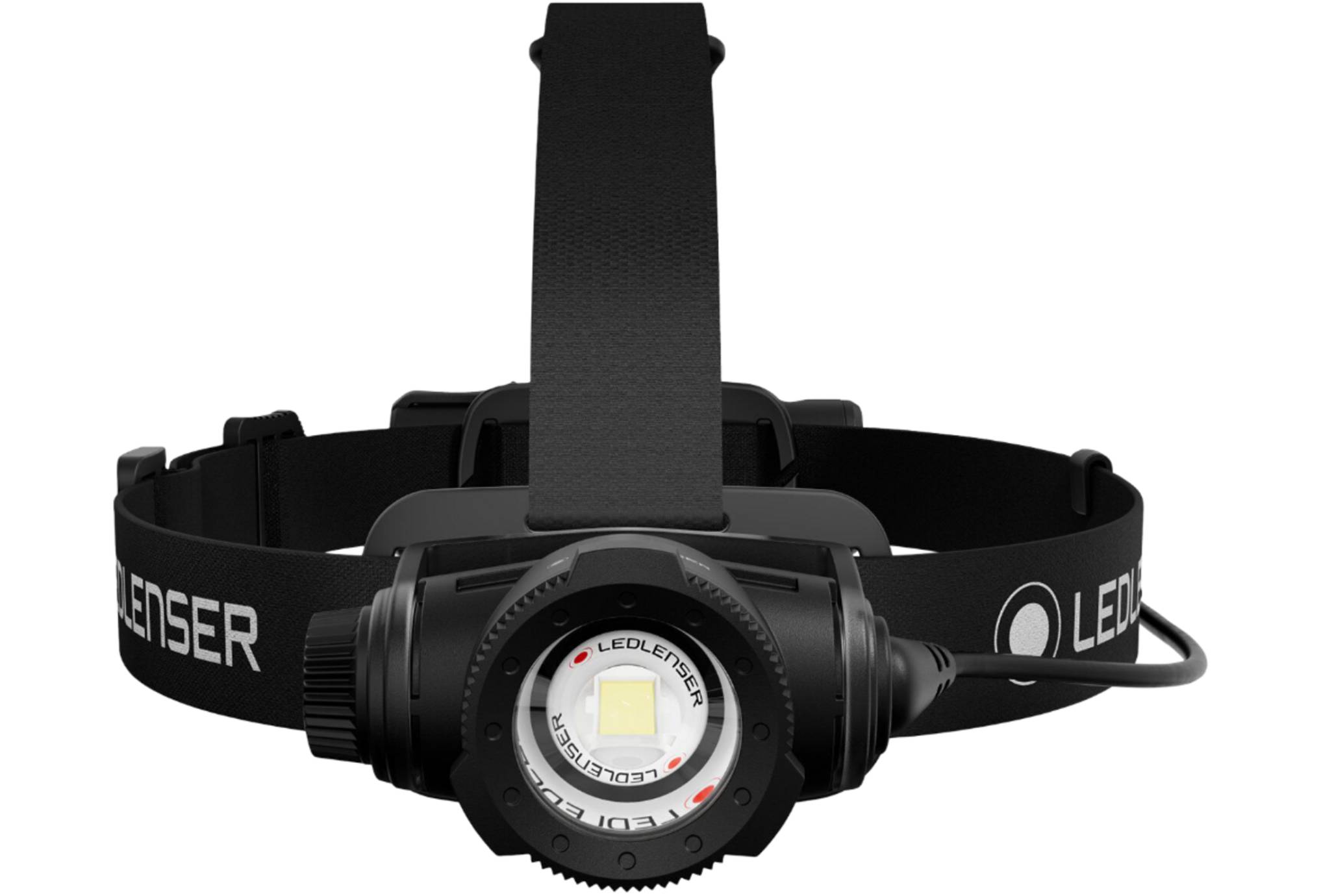 Lampe frontale LED H7R rechargeable, 1200 lm, portée 350 m, autonomie 4 h