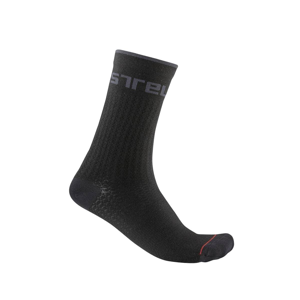Chaussettes Castelli Distanza 20 Noires, Taille S/M