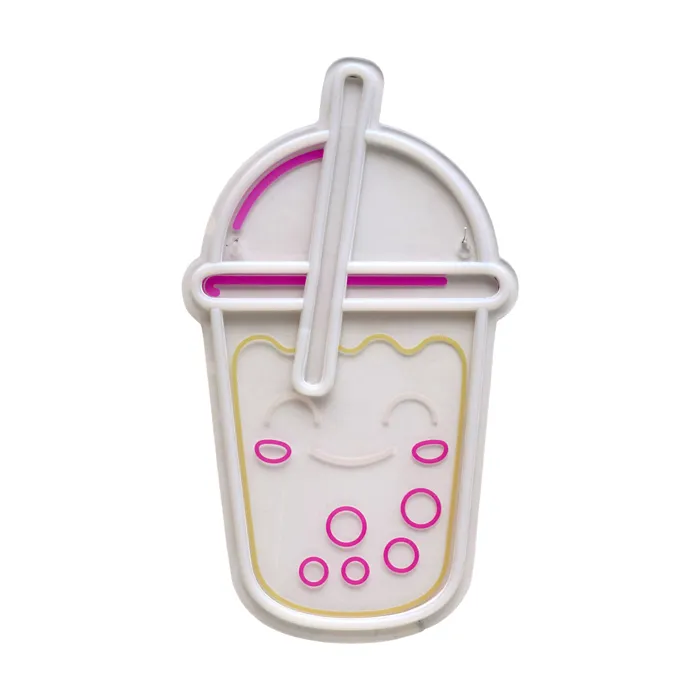 Lampe - The Concept Factory - Kawai Bubble Tea - Effet Néon - Multicolore