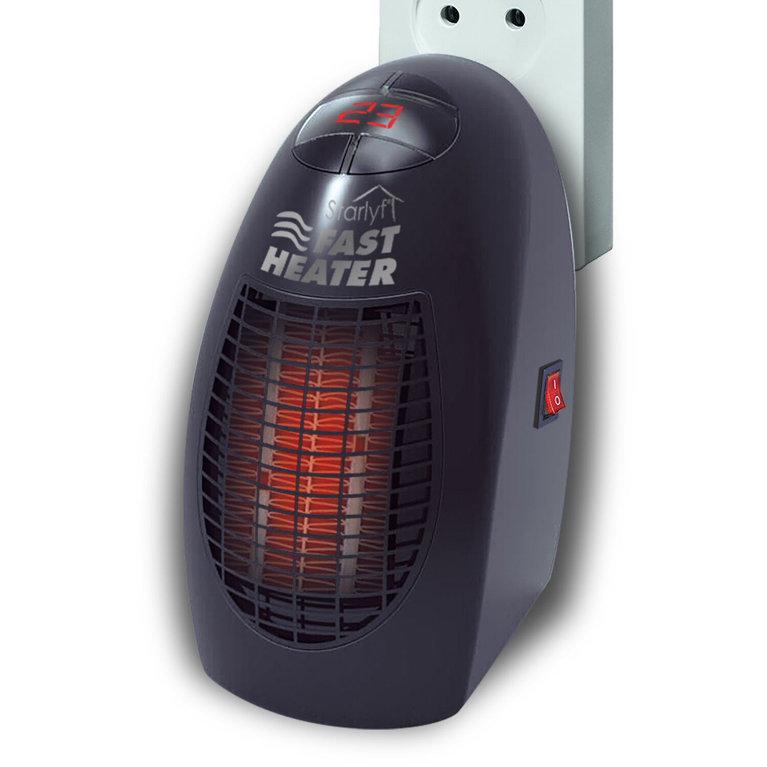 Chauffage d'appoint à technologie thermo céramique Fast Heater noir VENTEO