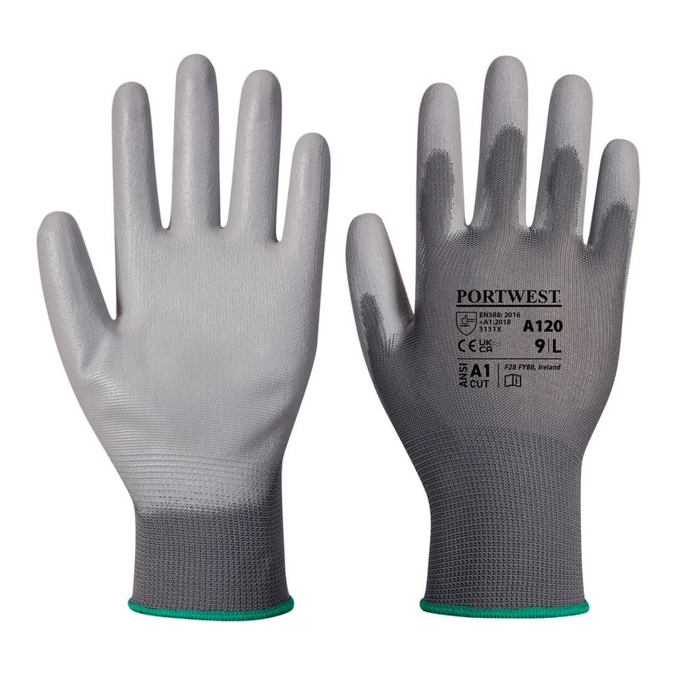 Gant Enduit Pu Couleur: Gris Taille Xl - Portwest