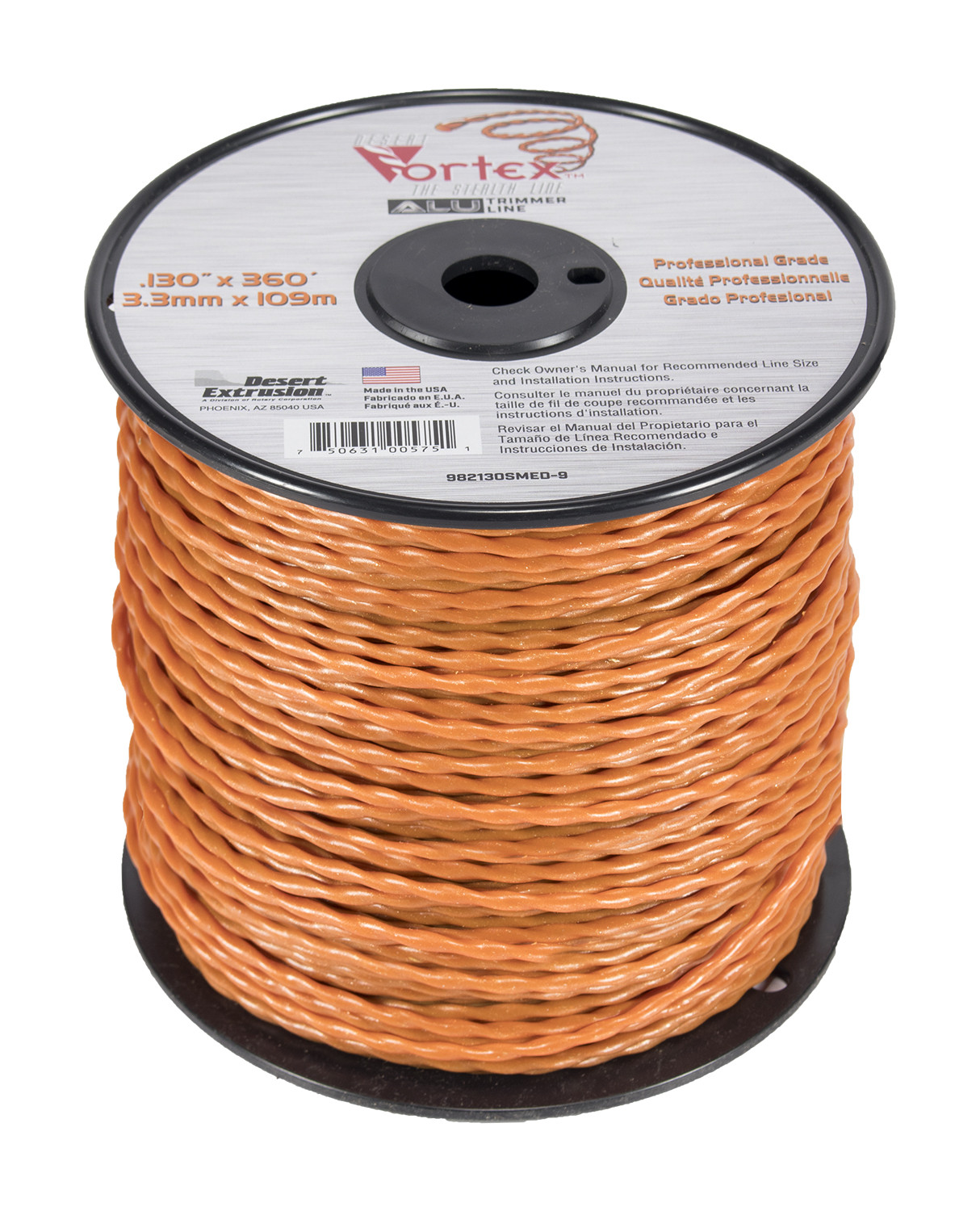 Bobine Fil Nylon Débroussailleuse 167 M - Ø 2.7 Mm - Technologie Hélicoïdale Pour Coupe Nette - Compatible Débroussailleuses Électriques Et Thermiques - Vortex