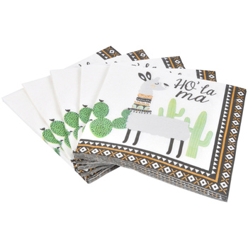 Lot de 20 serviettes papier Ho lama