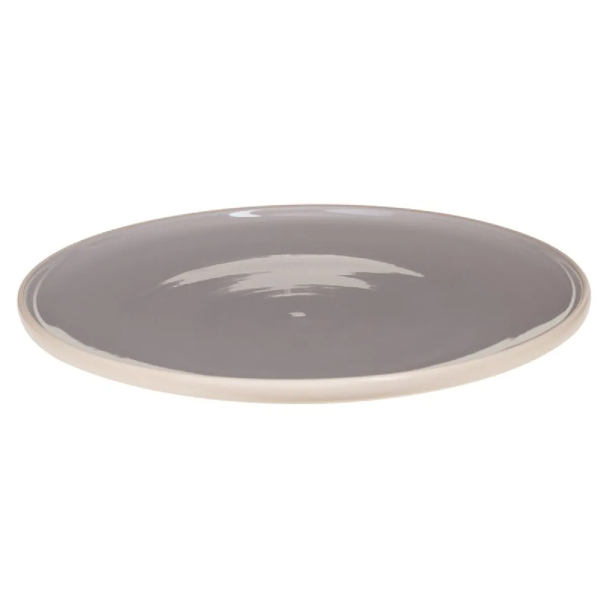 Lot De 6 Assiettes À Dessert "sofia" 20cm Gris