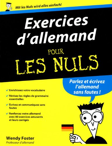 Exercices d'allemand pour les Nuls - Wendy Foster