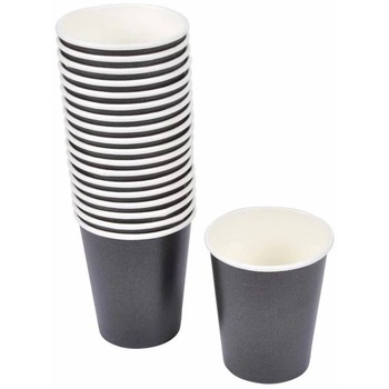 Lot De 20 Gobelets En Carton Noir