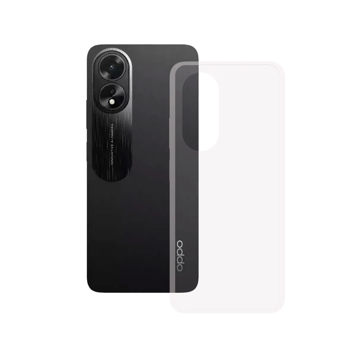 Protection Pour Téléphone Portable Ksix Oppo A78 Transparent Oppo
