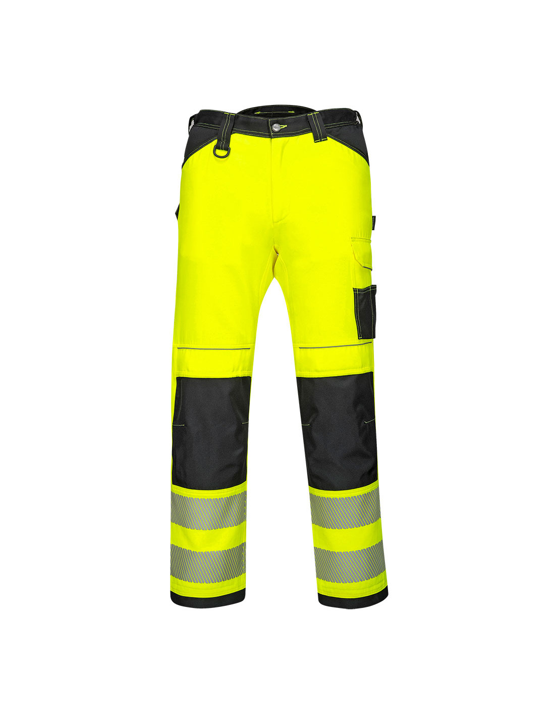 Portwest - Pantalon Pw3 Hi-vis Work Couleur: Jaune/noir Short Taille 48