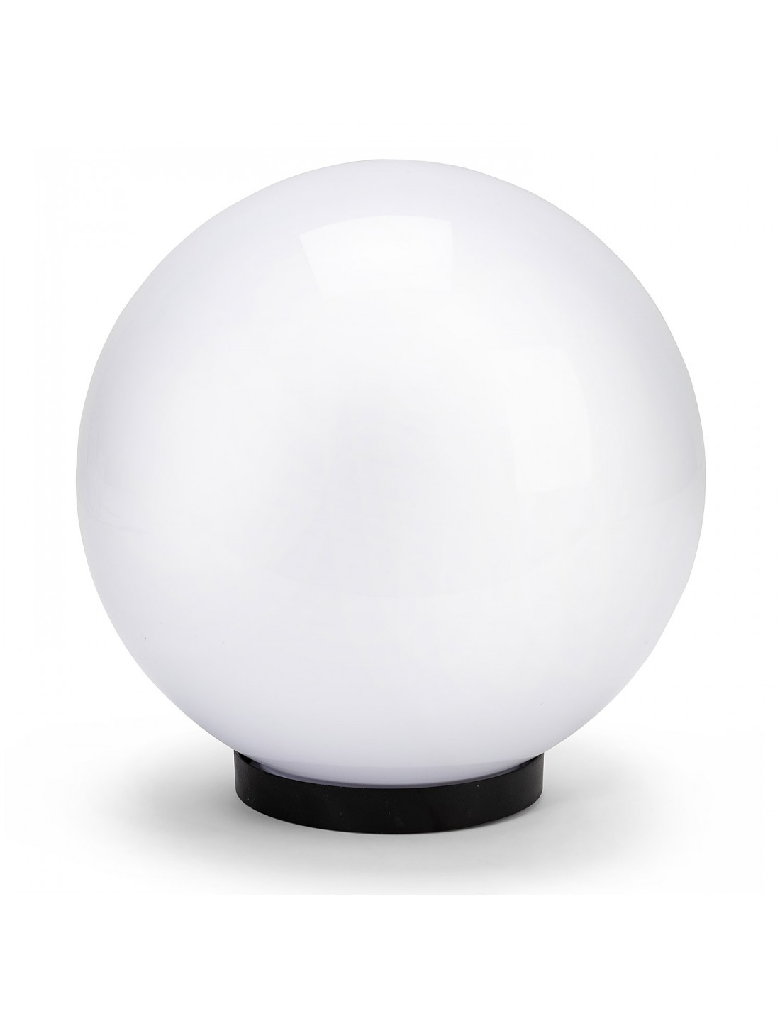 Lampe Frontale Mat Globe Sphe're Blanche Avec Support Thermoplastique 20 Cm