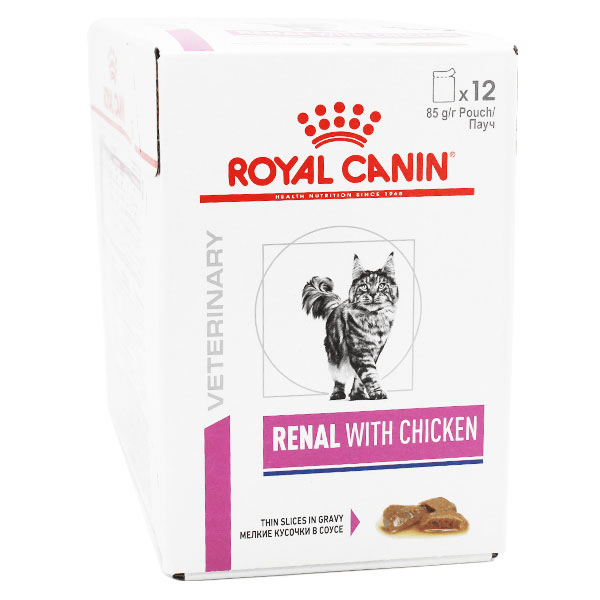 Royal Canin Veterinary Chat Renal Poulet 12 x 85g