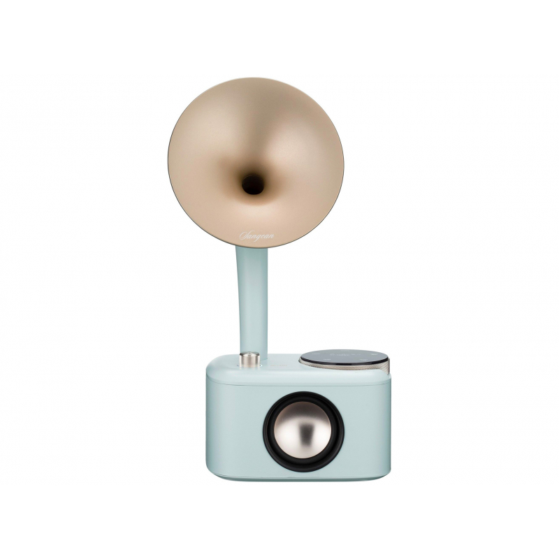 Radio de table gramophone, DAB+, FM AUX, Bluetooth, USB, écran tactile, rechargeable Sangean CP-100D