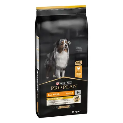 Purina Pro Plan Aliment sec pour chien adulte au poulet, formule légère, 14 kg