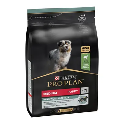 PRO PLAN-Croquettes Chien - Pro Plan Medium Puppy Sensitive Digestion Agneau - 3 kg