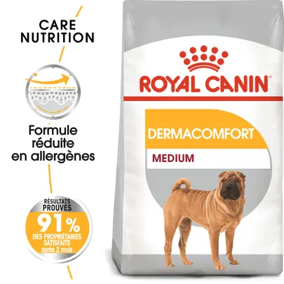 ROYAL CANIN-Royal Canin Croquettes Chien Medium Dermacomfort - 12 kg