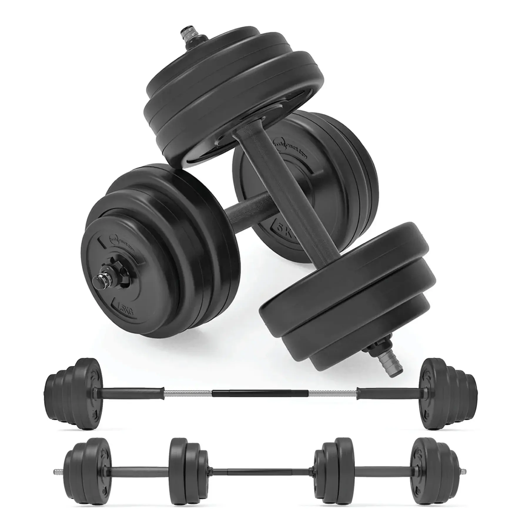 Haltère ajustable en vinyle Body Revolution 15kg