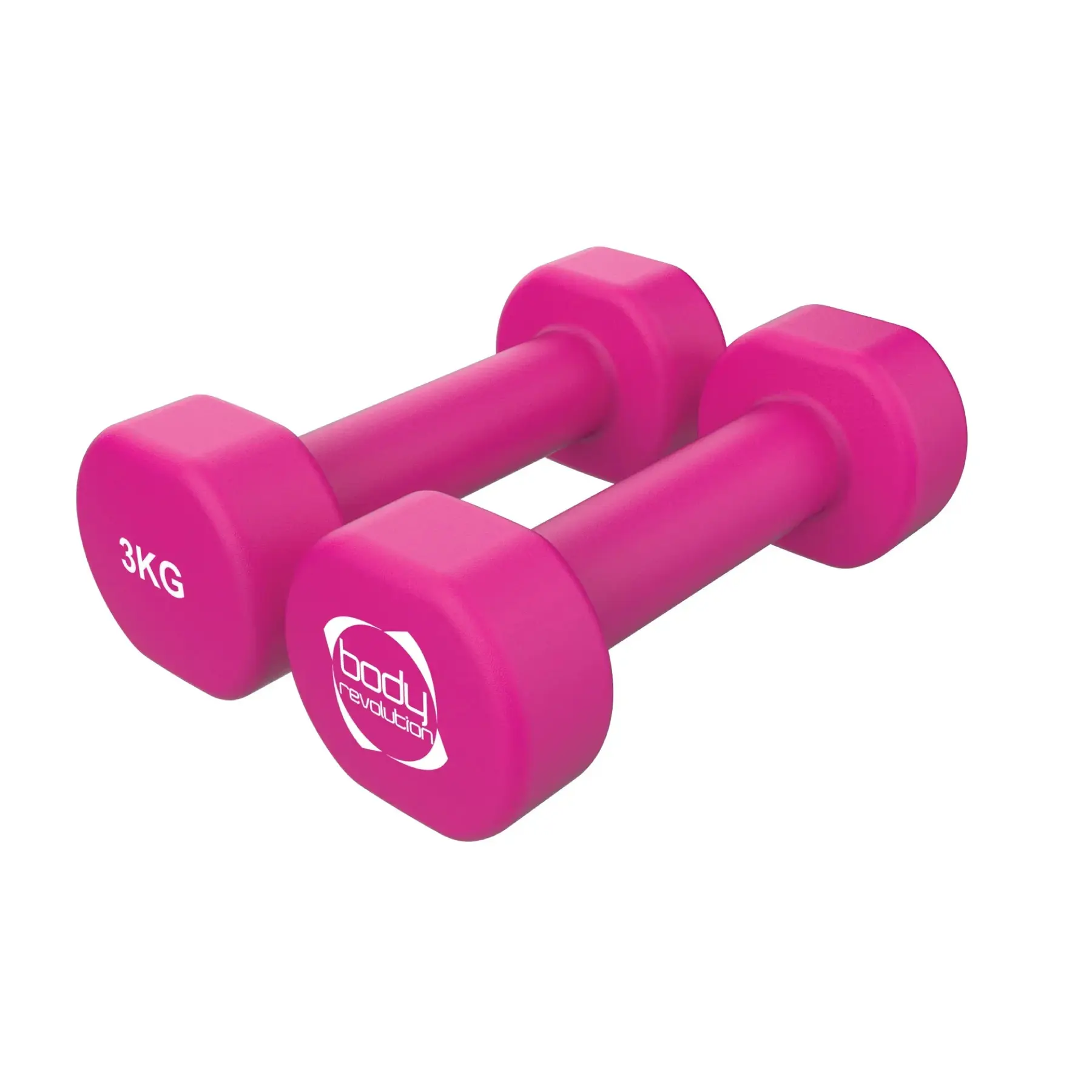 Haltère en néoprène Body Revolution 3kg (x2)