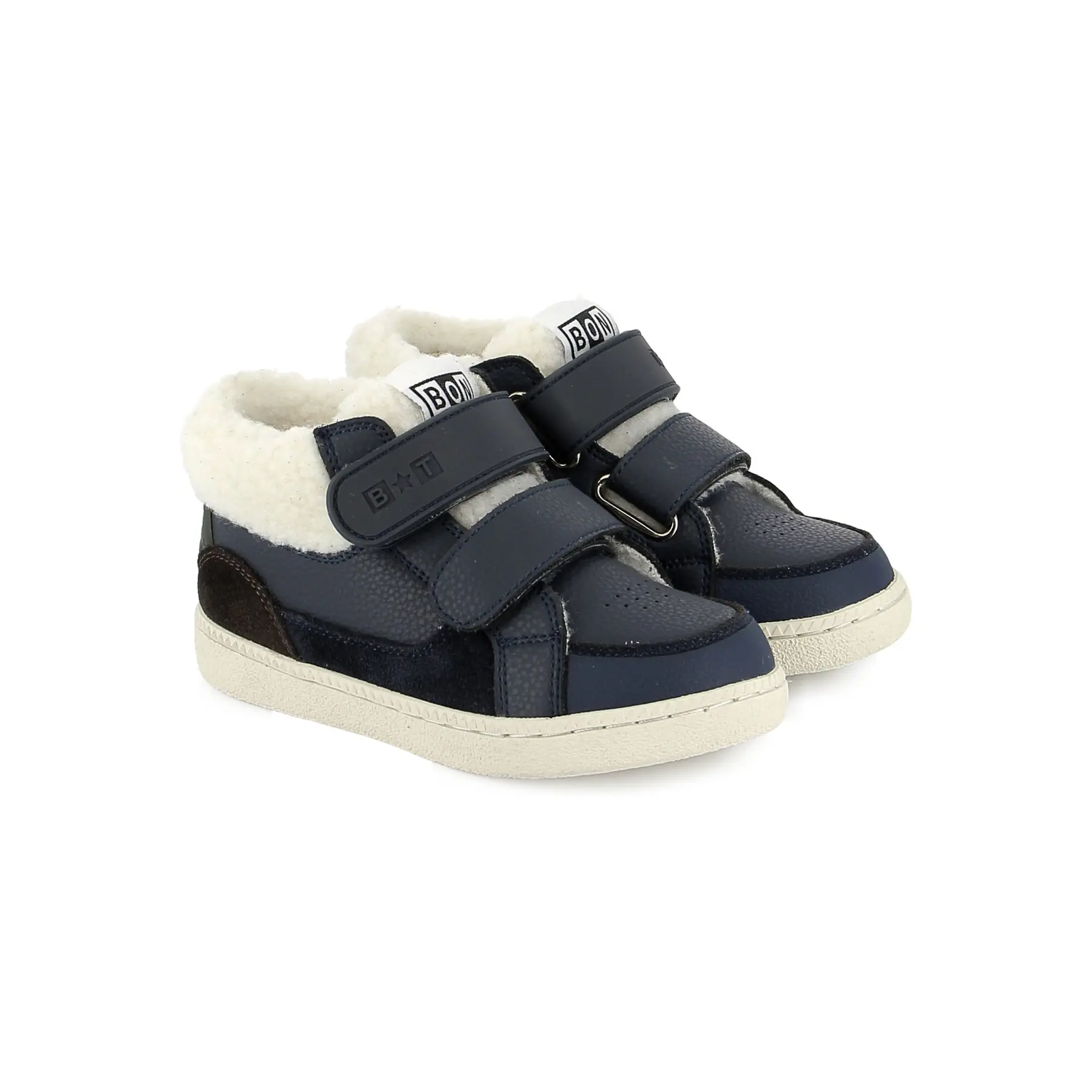 Baskets montantes fourrées enfant Bonton Kix