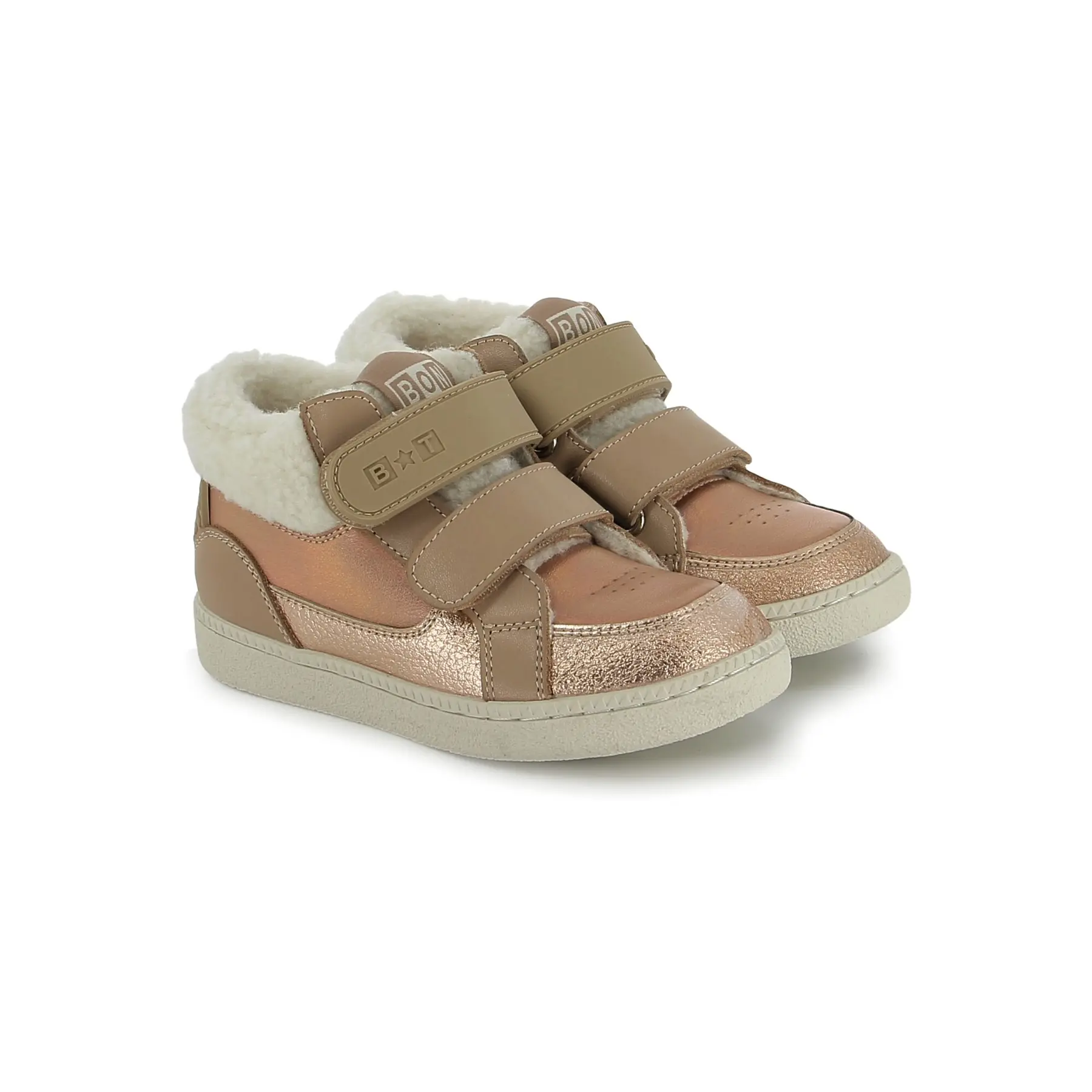 Baskets montantes fourrées enfant Bonton Kix