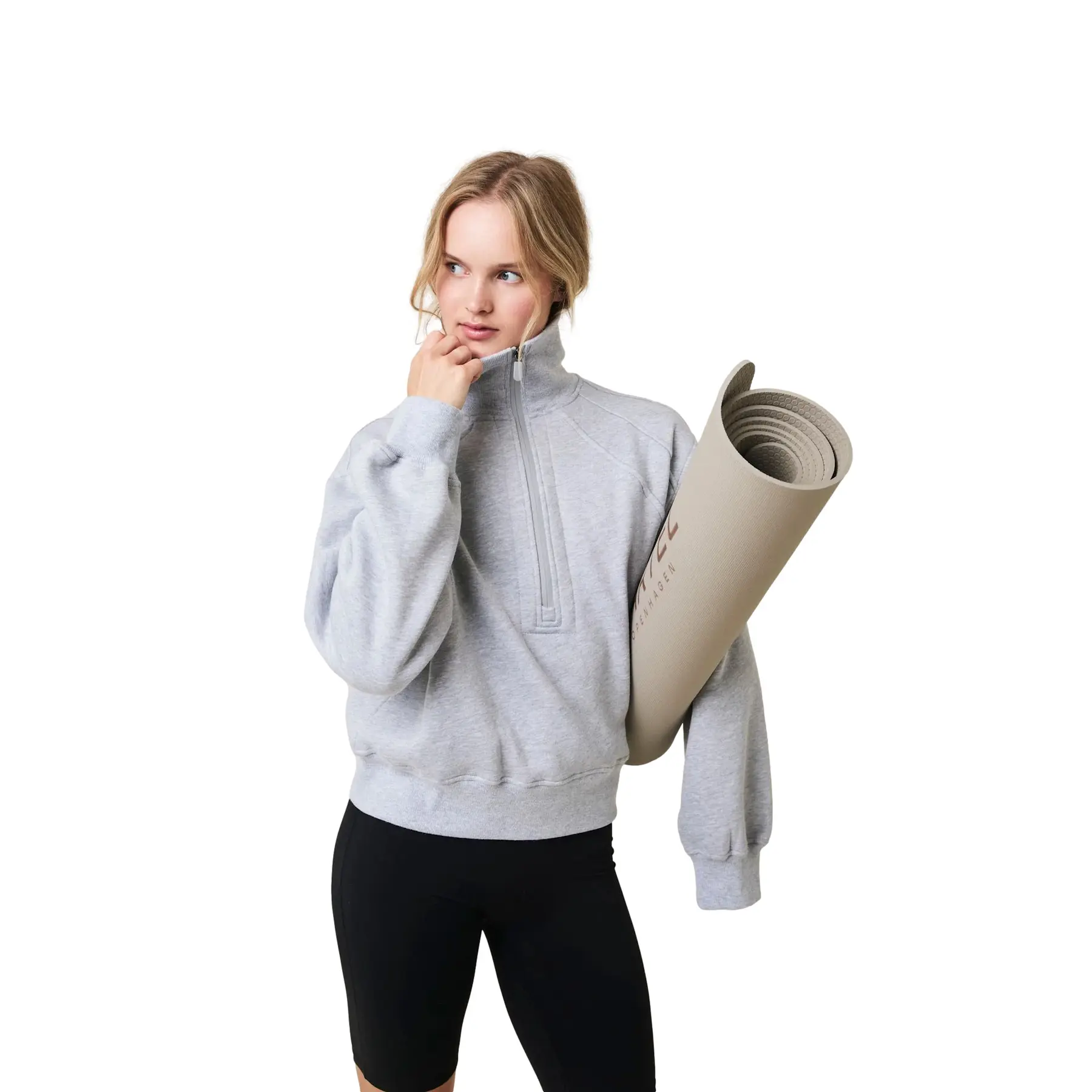 Sweatshirt 1/2 zip femme Cartel Copenhagen