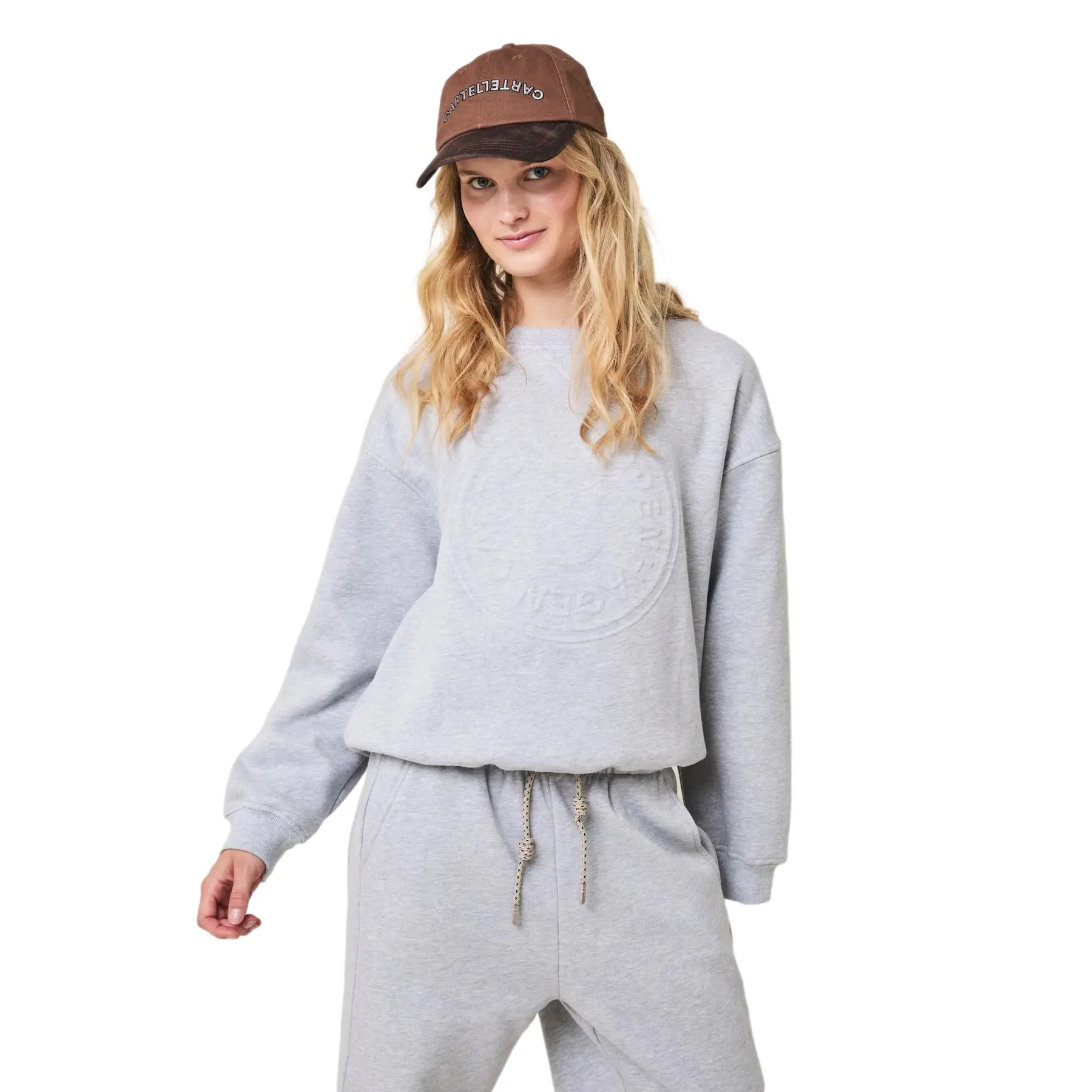 Sweatshirt logo imprimé en relief femme Cartel Copenhagen Angel