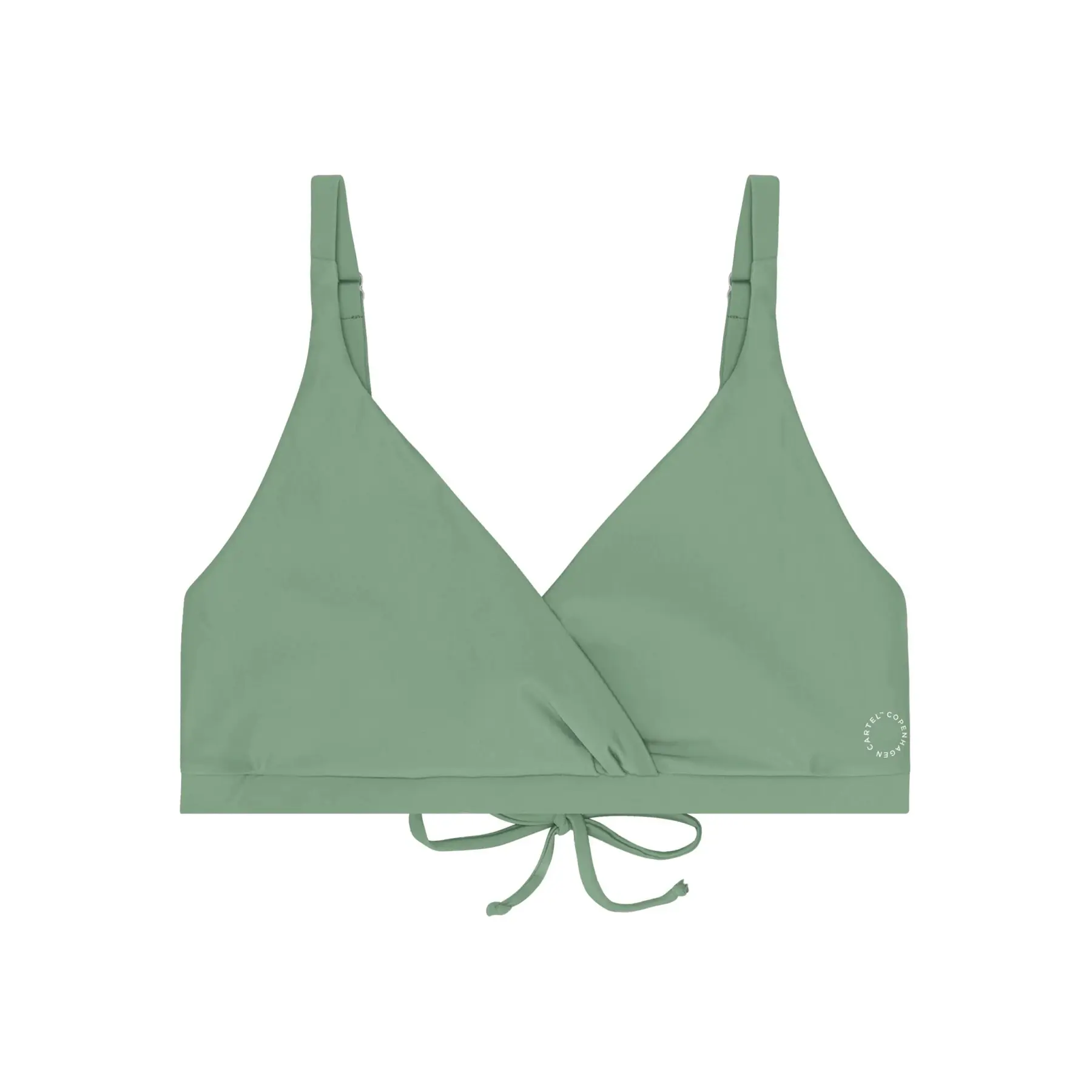 Haut de maillot de bain drapé femme Cartel Copenhagen Istana