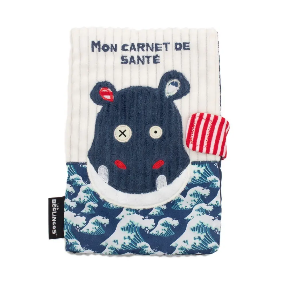 Protège Carnet De Santé Les_déglingos Hippipos Hippipos 21x15 Cm Multicolor Coton Et Polyester