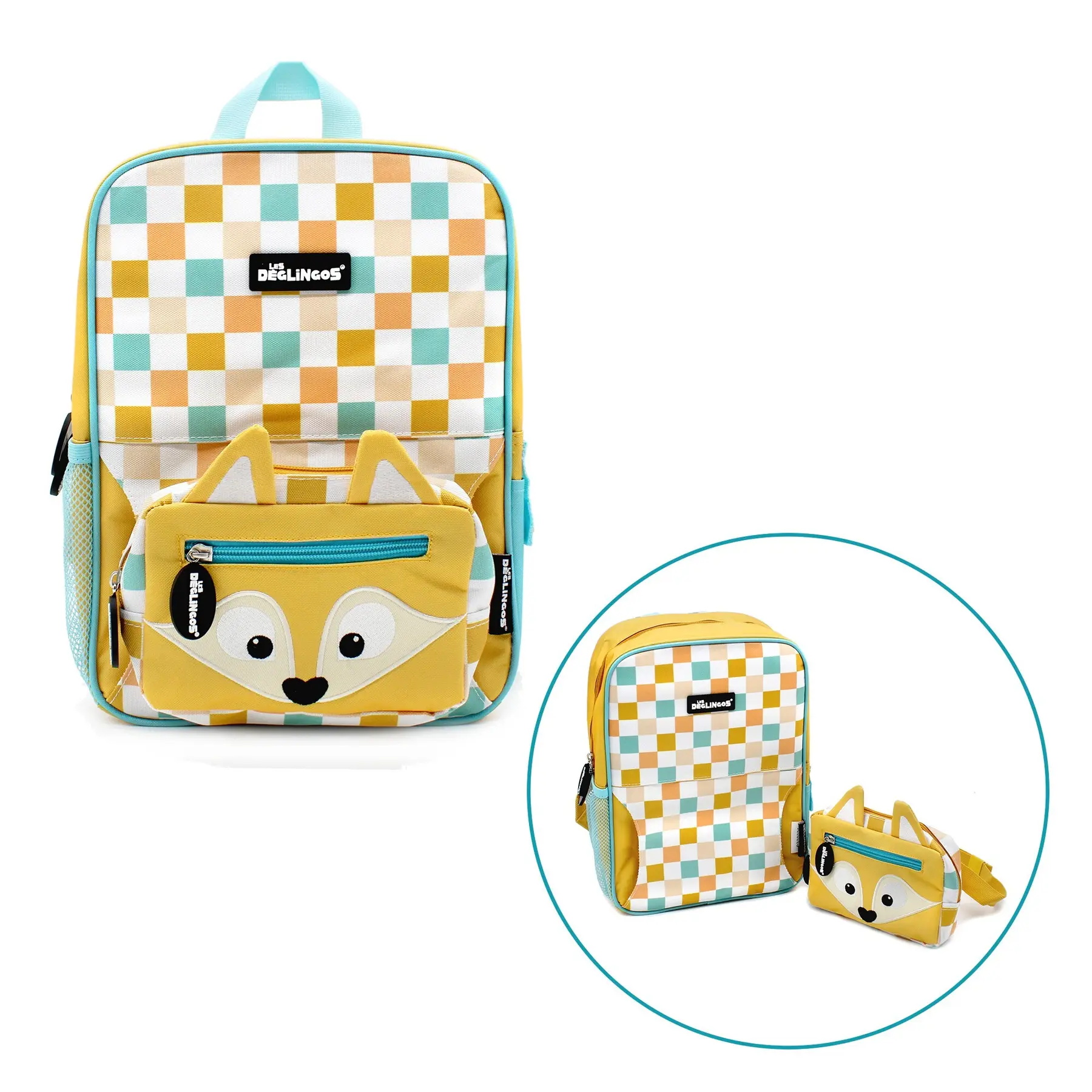 Sac à dos Deglingos 2 En 1 Avec Sac Banane Cyranos Le Renard