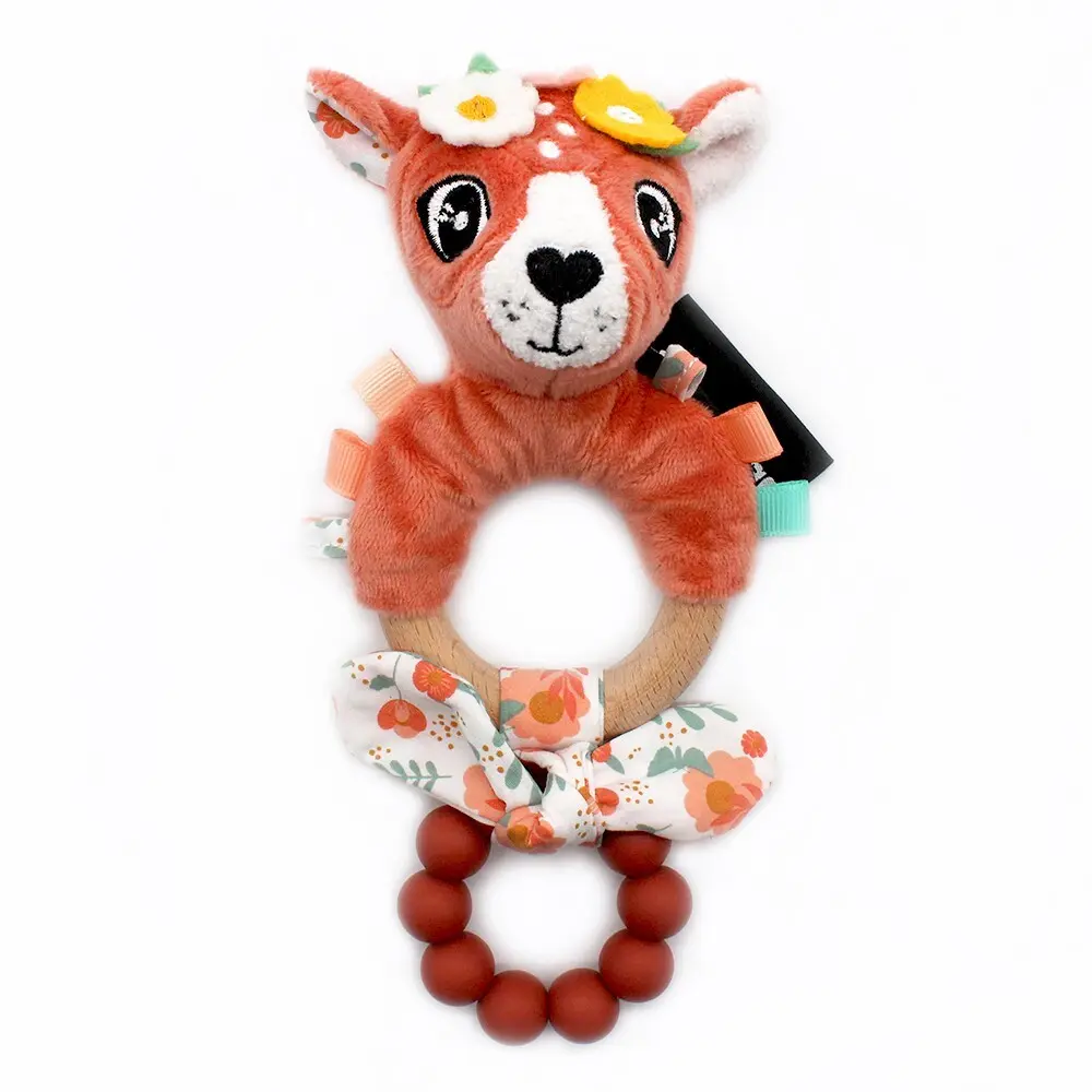 Anneau de dentition Deglingos Silicone Bois Melimelos La Biche
