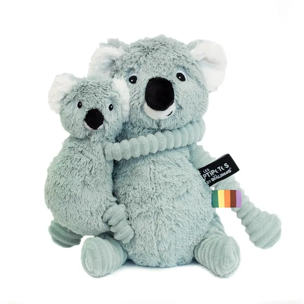 Peluche Deglingos Ptipotos Koala Maman/Bebe