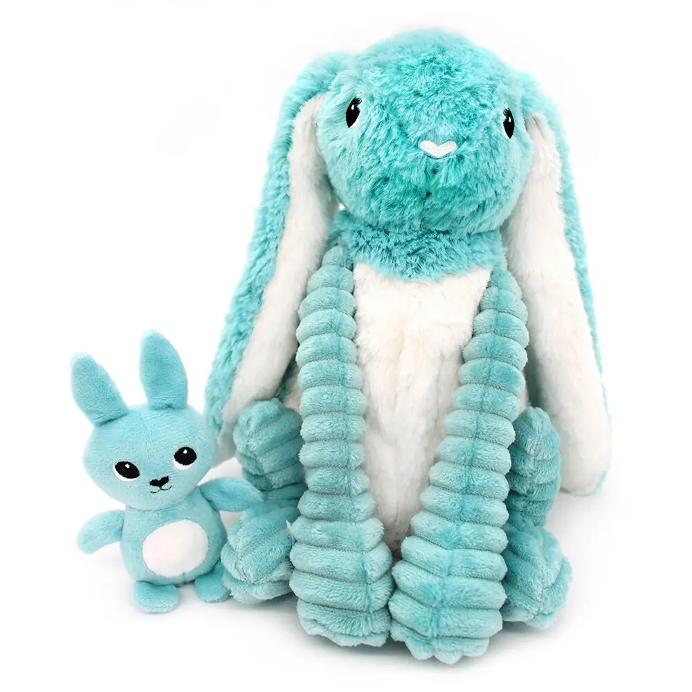 Peluche Deglingos Ptipotos Lapin Maman/Bebe