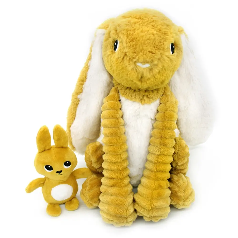 Peluche Deglingos Ptipotos Lapin Maman/Bebe