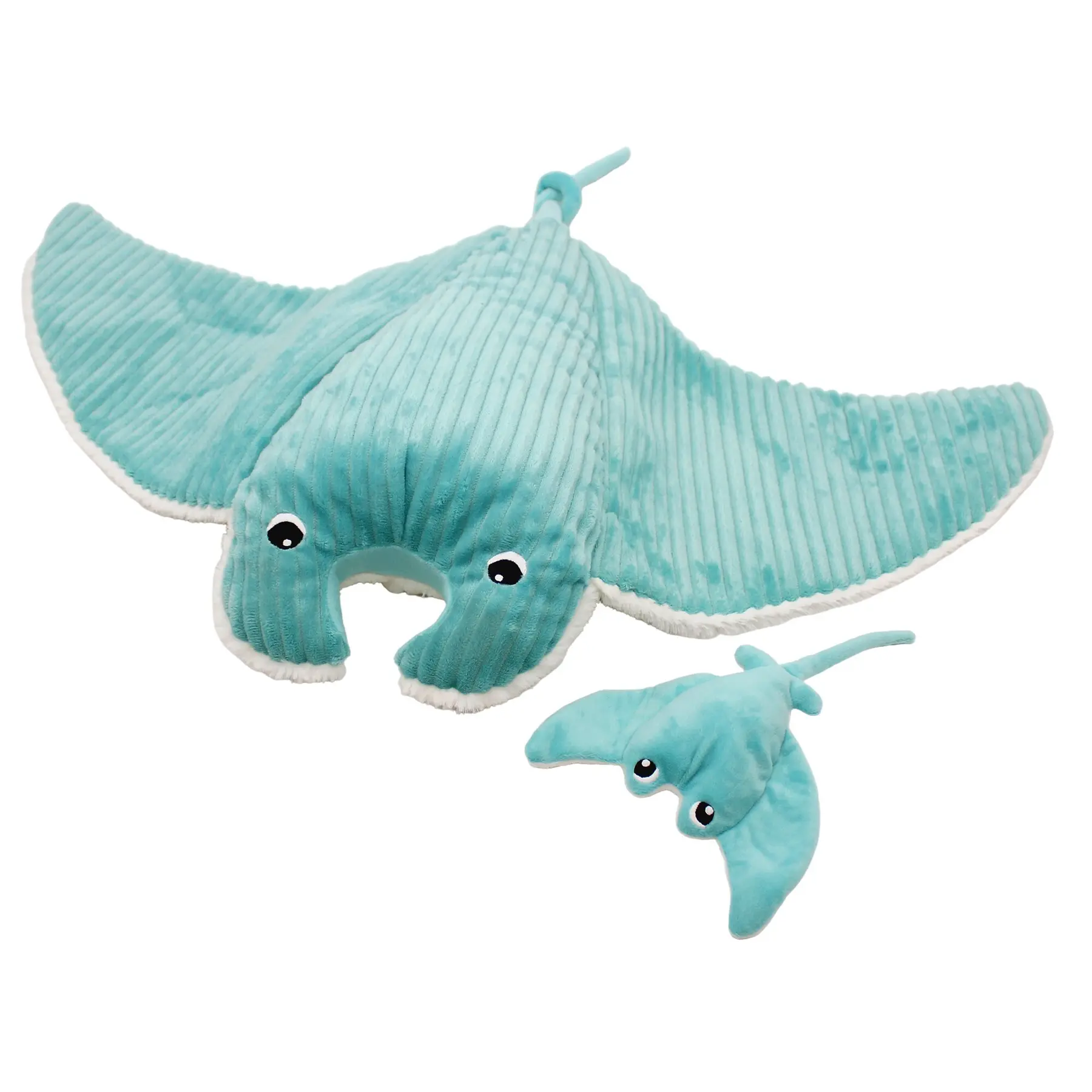 Peluche Deglingos Ptipotos Raie Manta Maman/Bebe