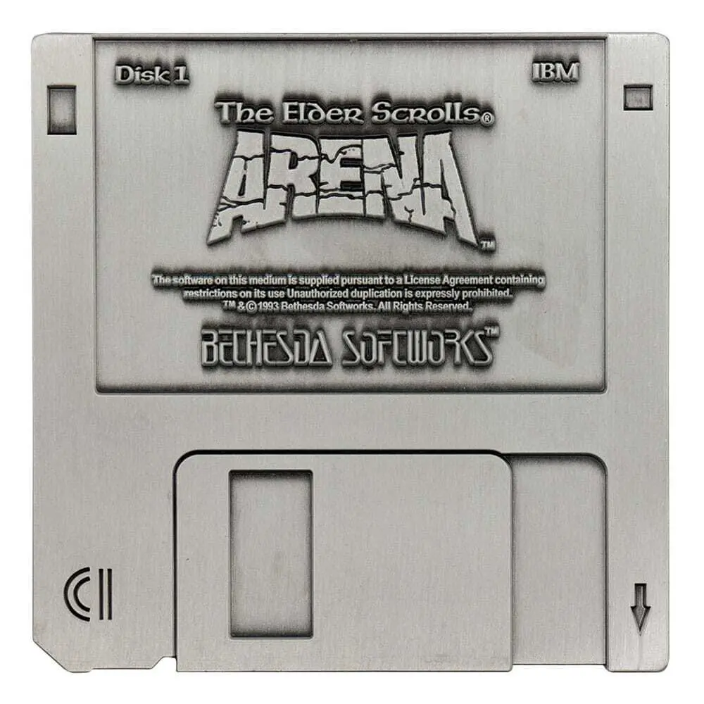 Réplique à collectionner Fanattik The Elder Scrolls Arena Floppy Disk Limited Edition