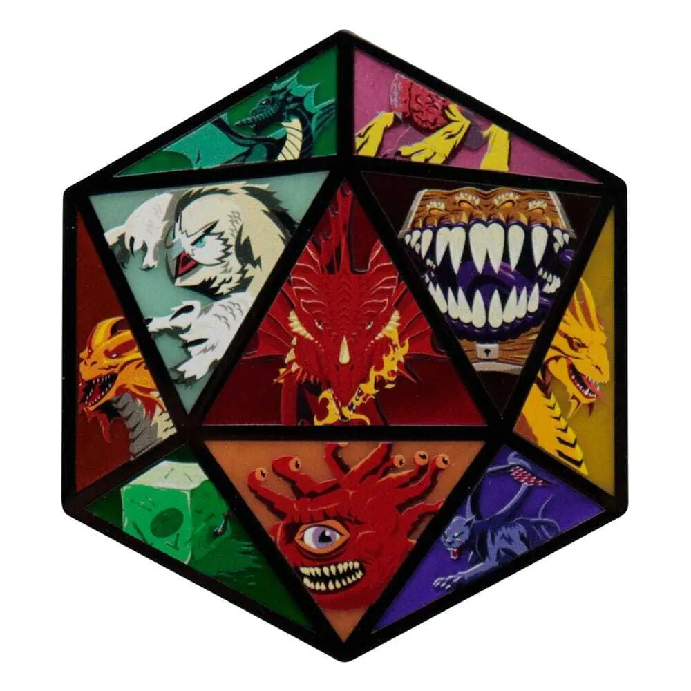 Médaille Fanattik Dungeons & Dragons D20