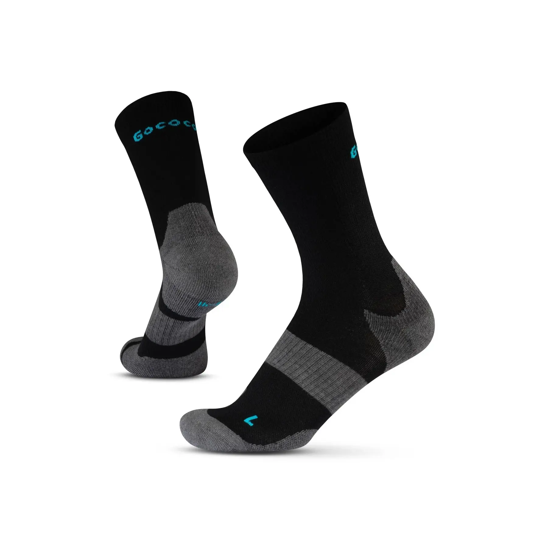 Chaussettes techniques hautes en laine Gococo