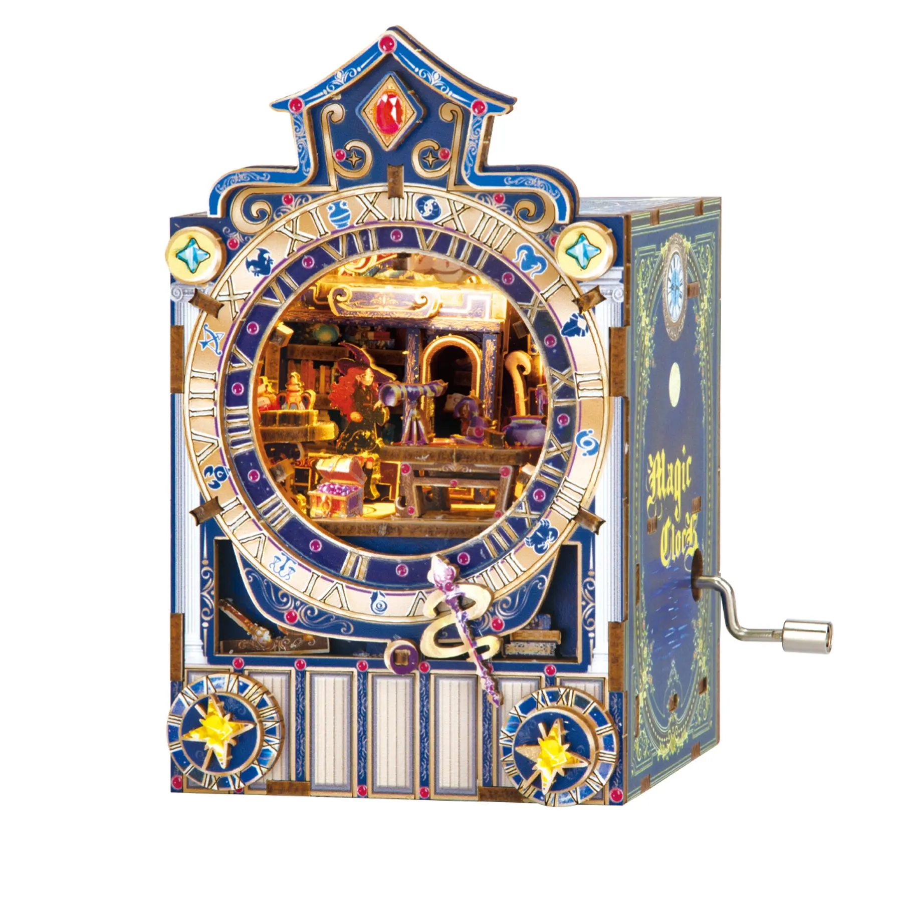 Boîte À Musique Greenslide Horloge Magique 118 Pièces Multicolore Bois