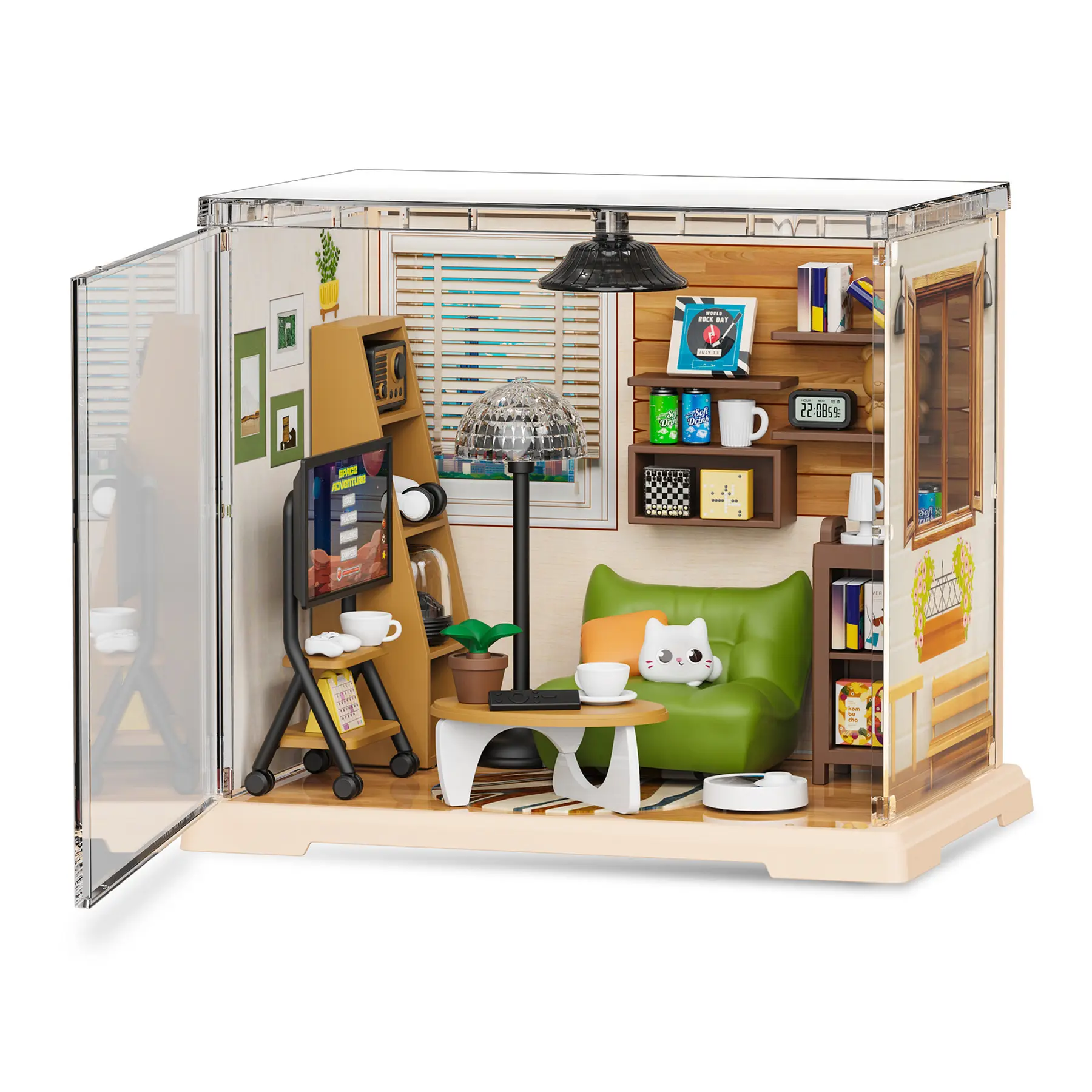 Maquette Greenslide Salon Scandinave 102 Pièces Led Multicolore