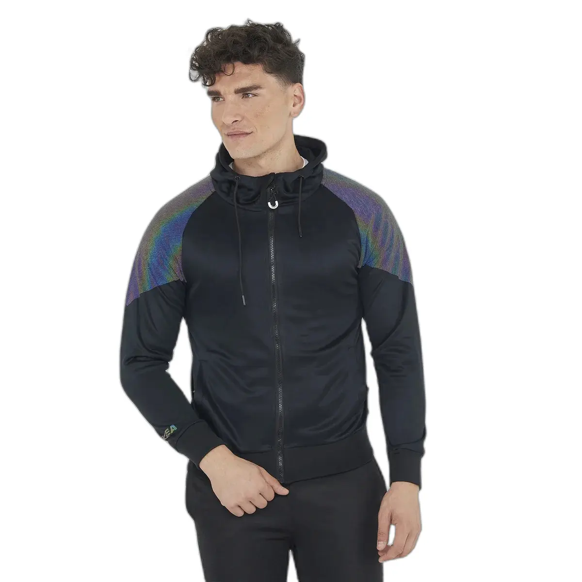 Veste de survêtement course à pied avec capuche et zip Legea Osman