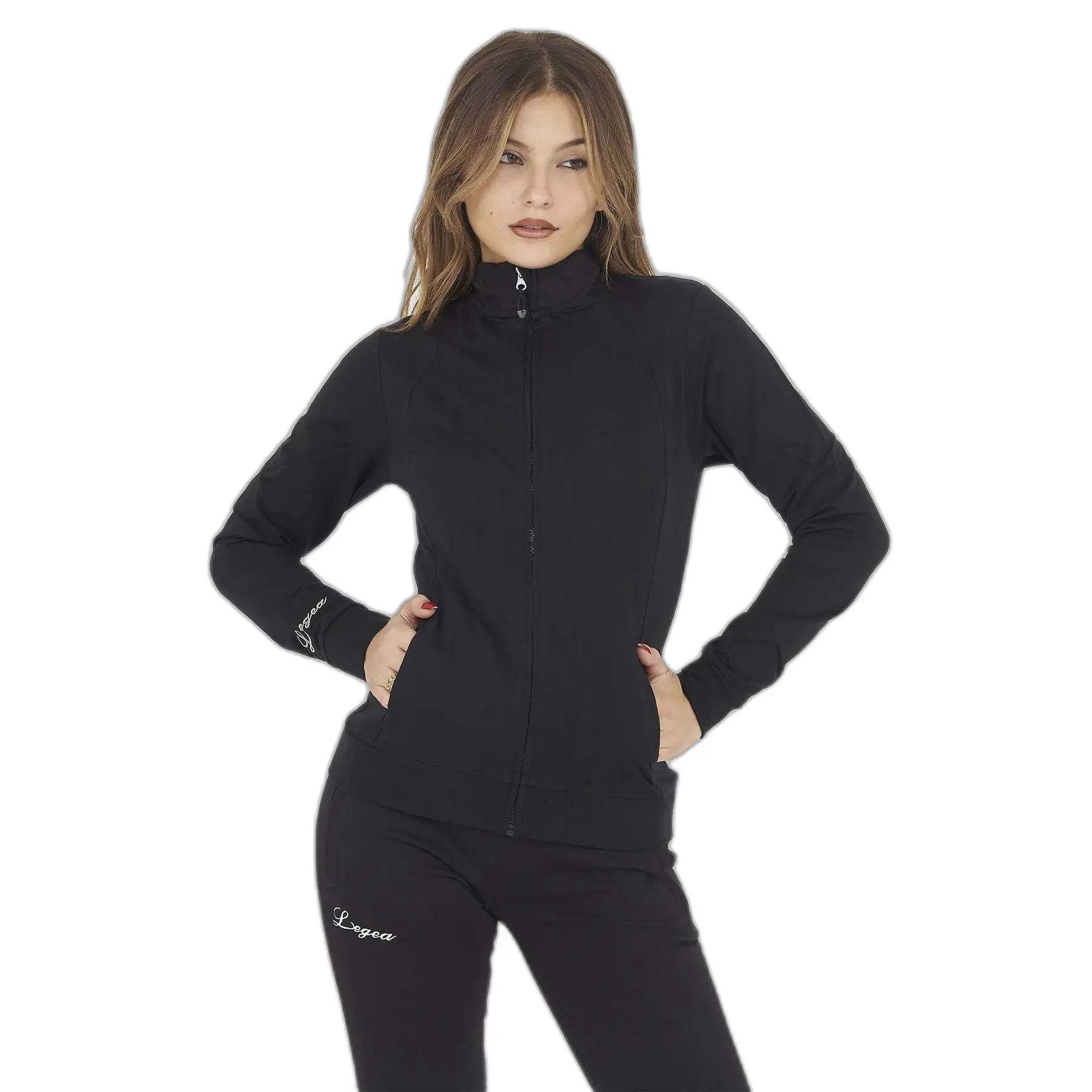 Sweatshirt cintré zippé femme Legea Ridaka