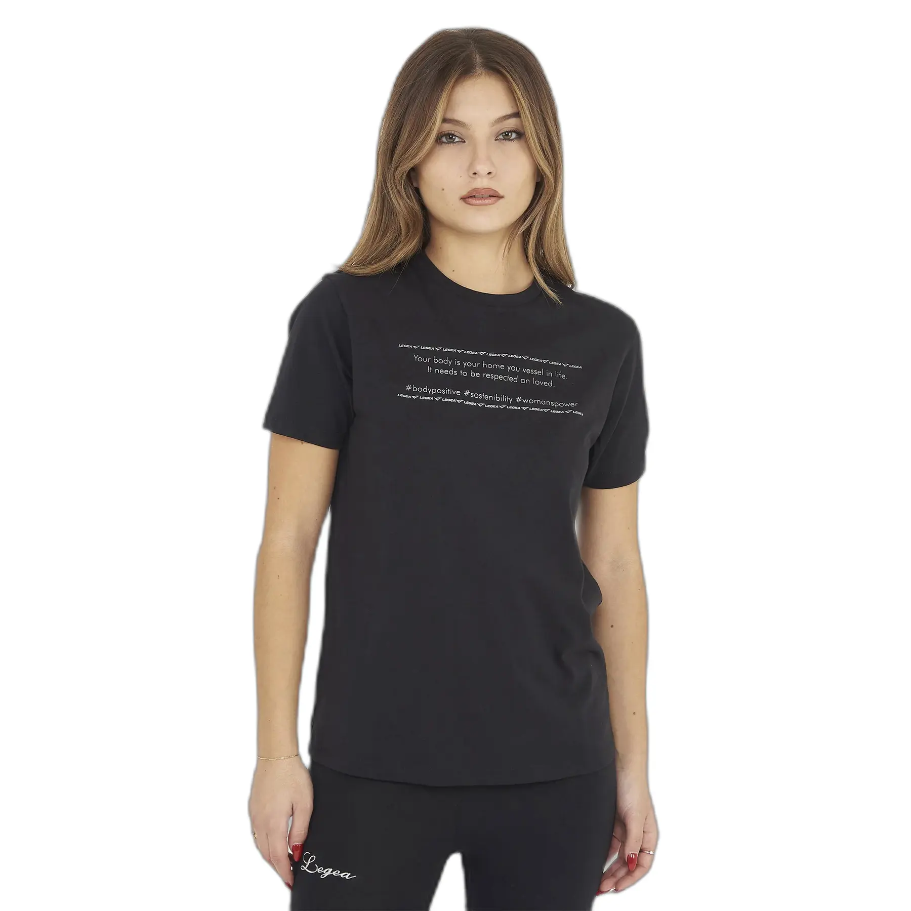 T-shirt en coton femme Legea Gaminede