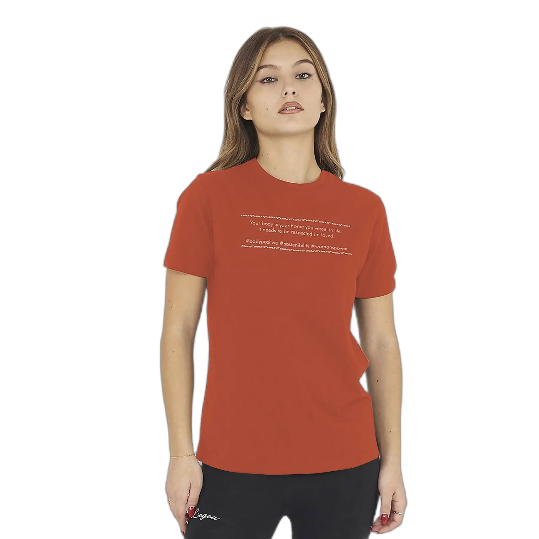 T-shirt en coton femme Legea Gaminede