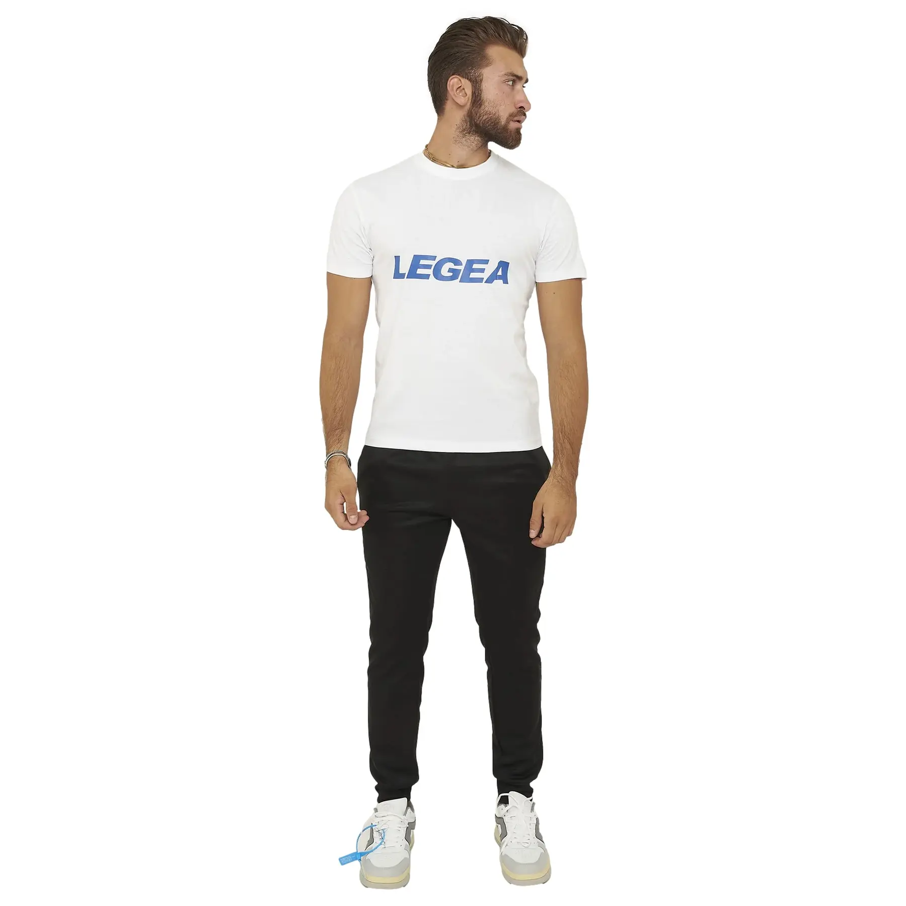 T-shirt sponsor en coton avec logo Legea