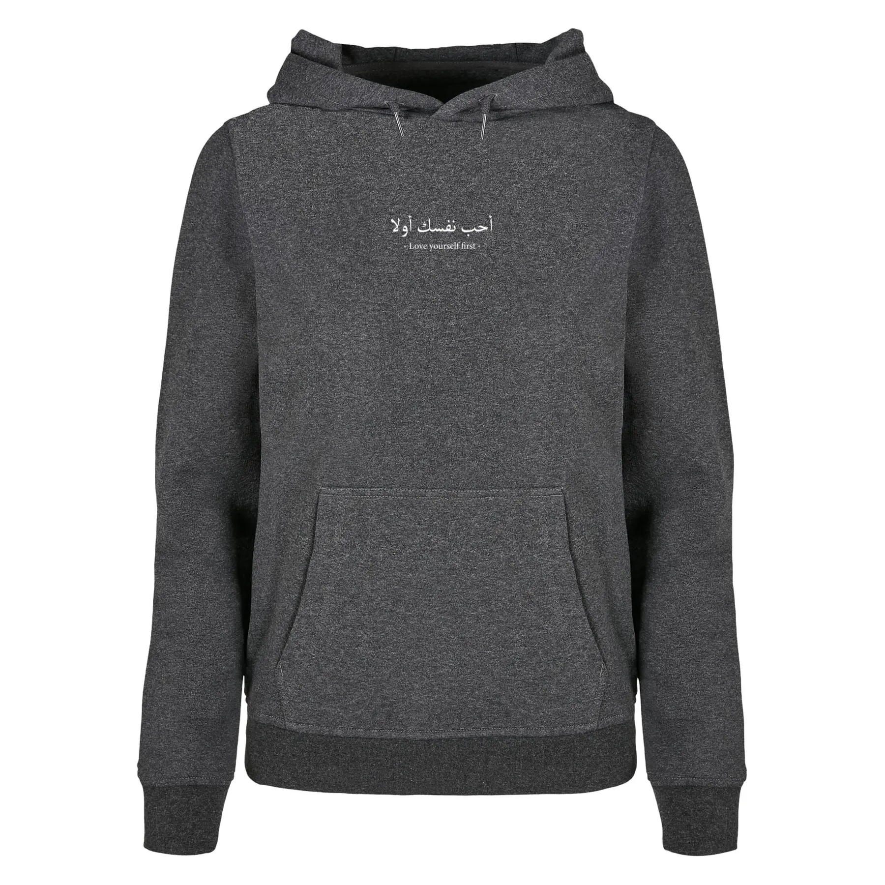 Sweatshirt femme Merchcode Love Yourself First Basic