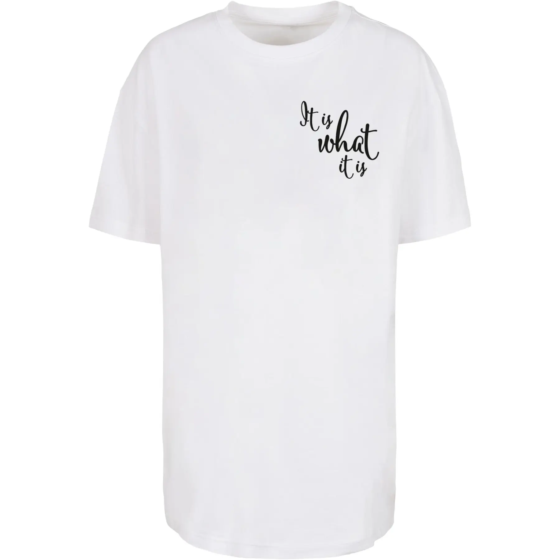 T-shirt boyfriend oversize femme Merchcode It is what it is