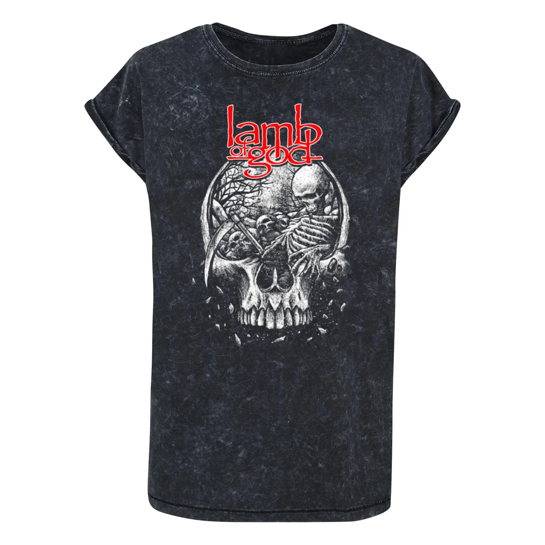 T-shirt femme Merchcode Lamb Of God - Tombskull
