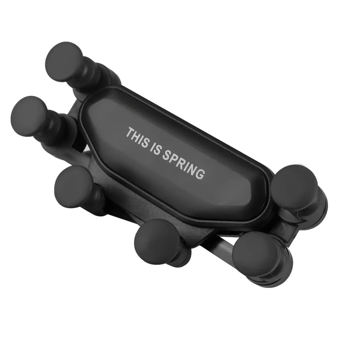 Support Téléphone Voiture Platyne Silicone Métal Retractable Stable
