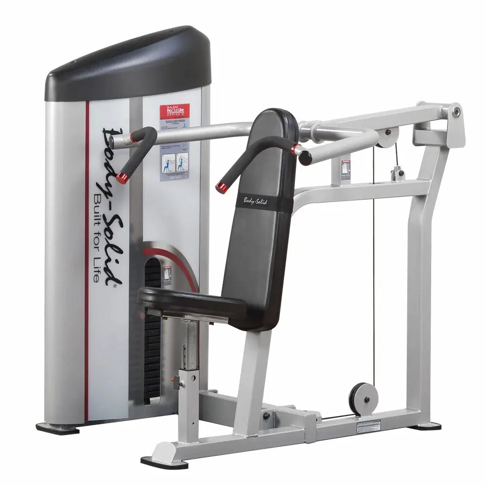 Appareil de musculation presse à épaules ProClubLine Series II Pile de poids 95 kg