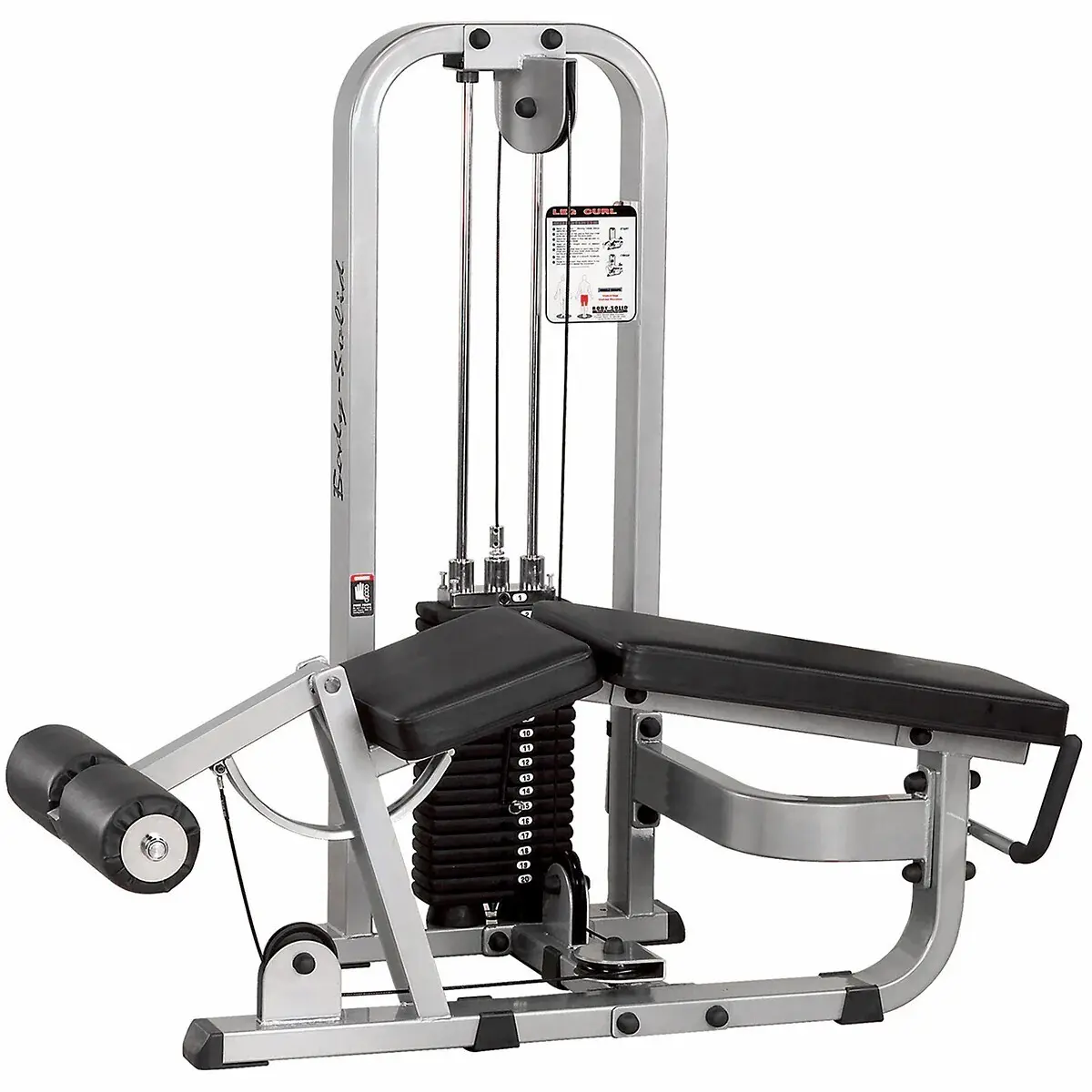 Appareil de musculation flexion des jambes ProClubLine Pile de poids 95 kg