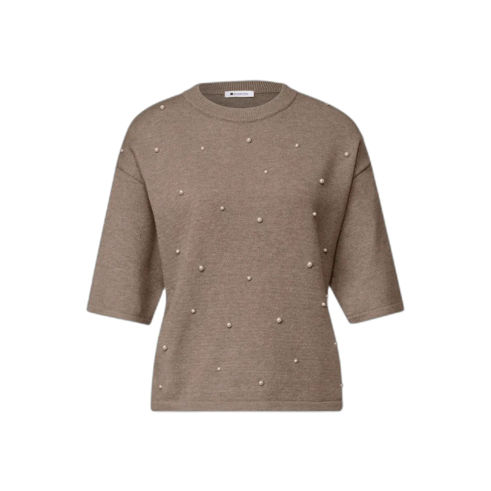 Pull manches 3/4 avec perles femme Street One