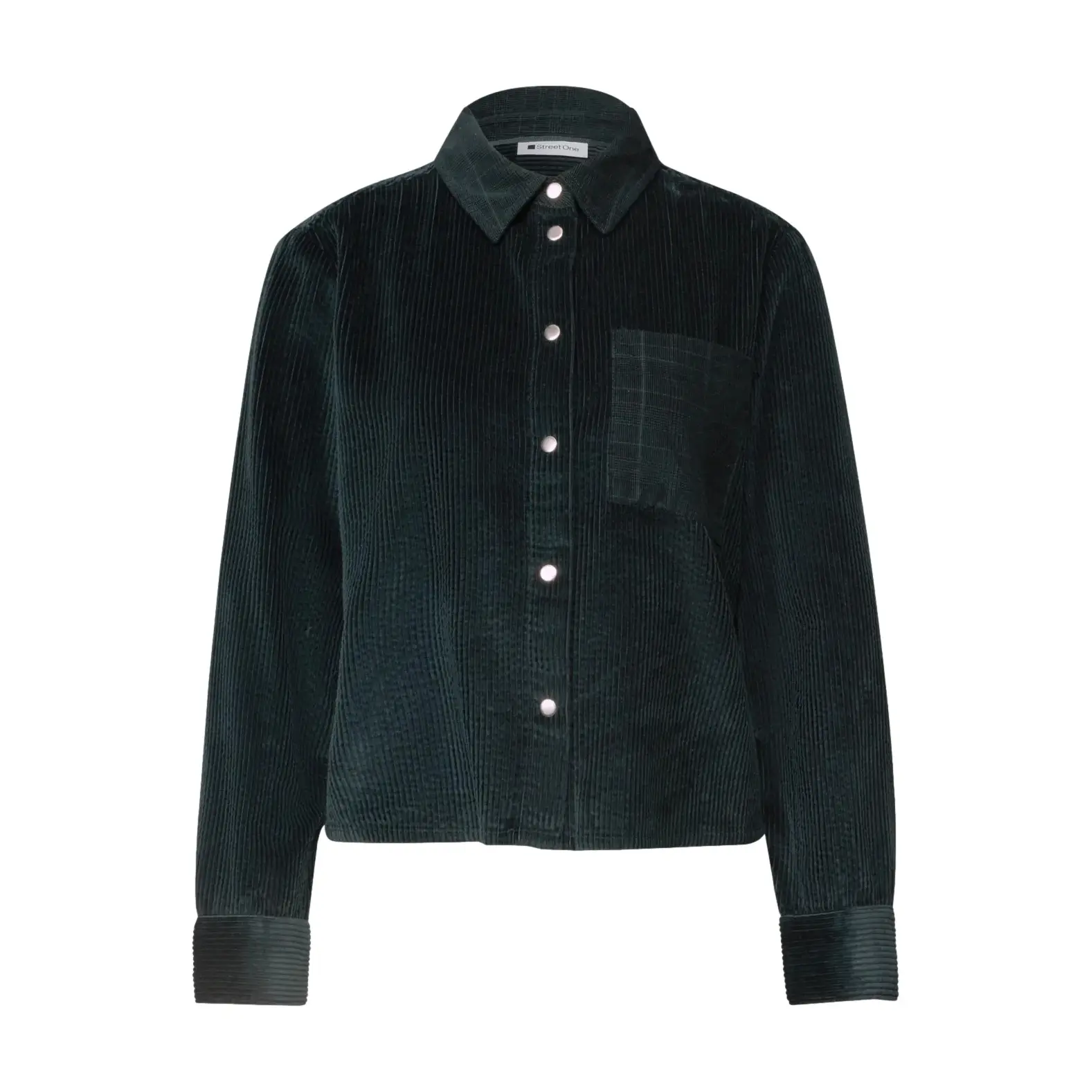 Chemise manches longues femme Street One LTD QR Courduroy Mix